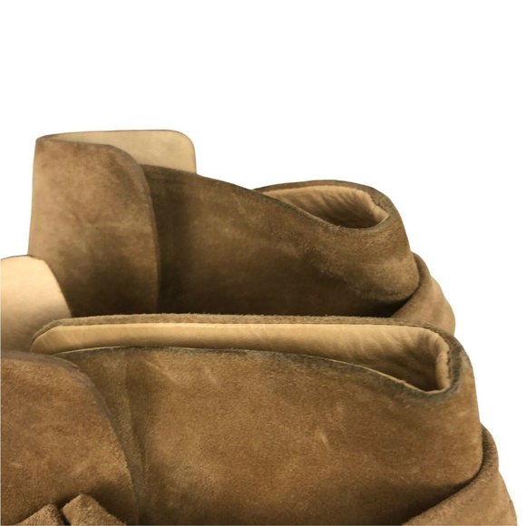 Rag & Bone Dalia Tan Suede Ankle Tie Boots Womens Size 41 US 11 - Picture 5 of 7